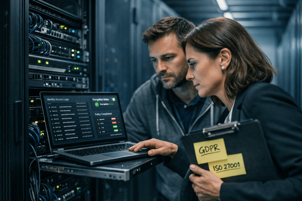 Wat zijn de belangrijkste beveiligings- en compliance-eisen waar je op moet letten bij het overstappen naar NaaS?