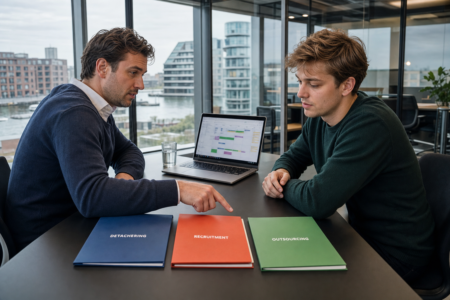 ICT detachering vergelijking met werving selectie en outsourcing