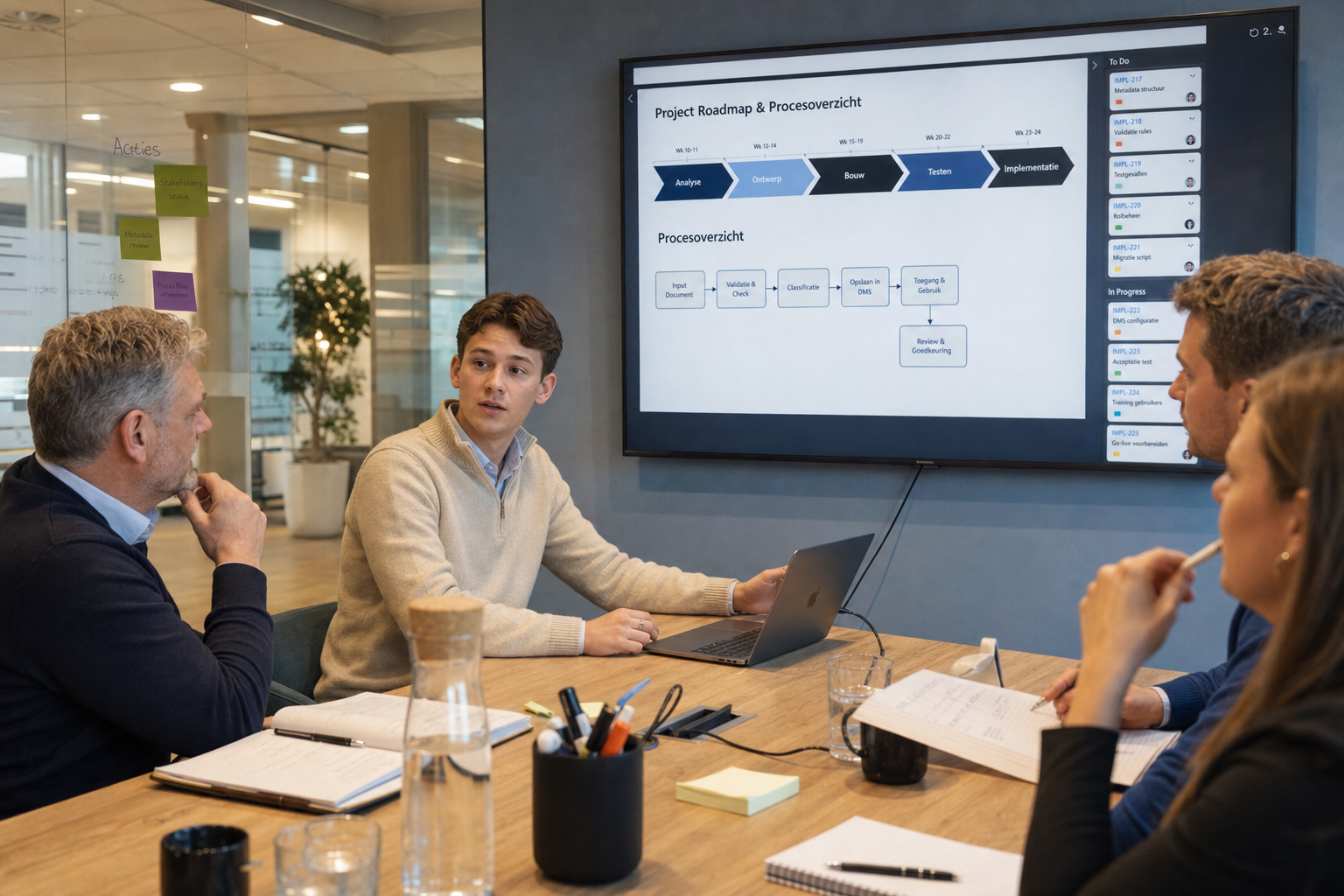 Typische werkweek tijdens traineeship informatiemanagement