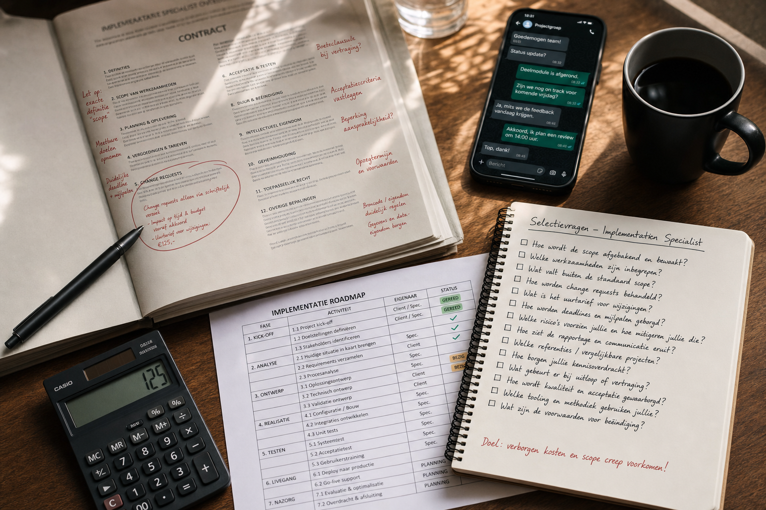 Scope creep voorkomen