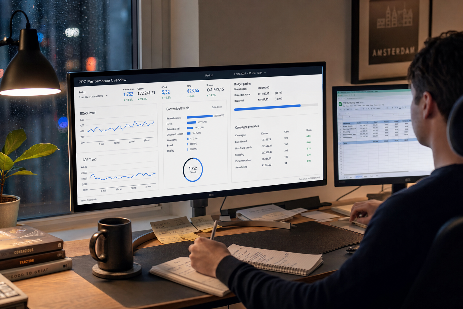 ROI rapportage advertentiebudget