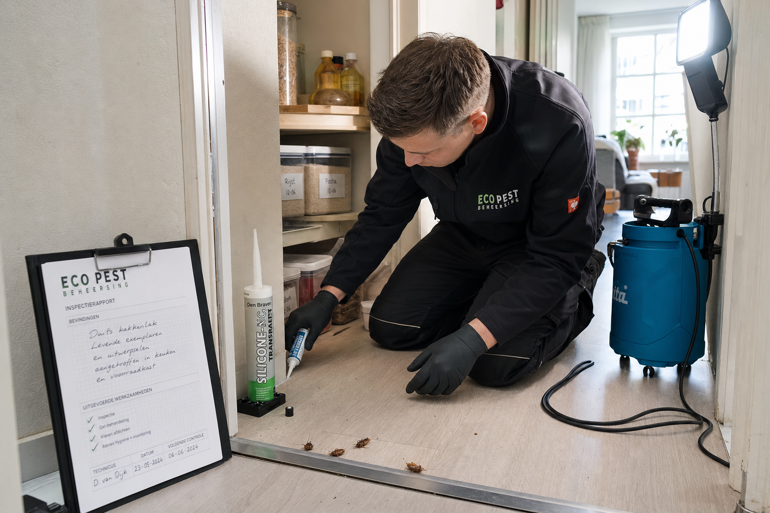 Kakkerlakkenplaag bestrijden