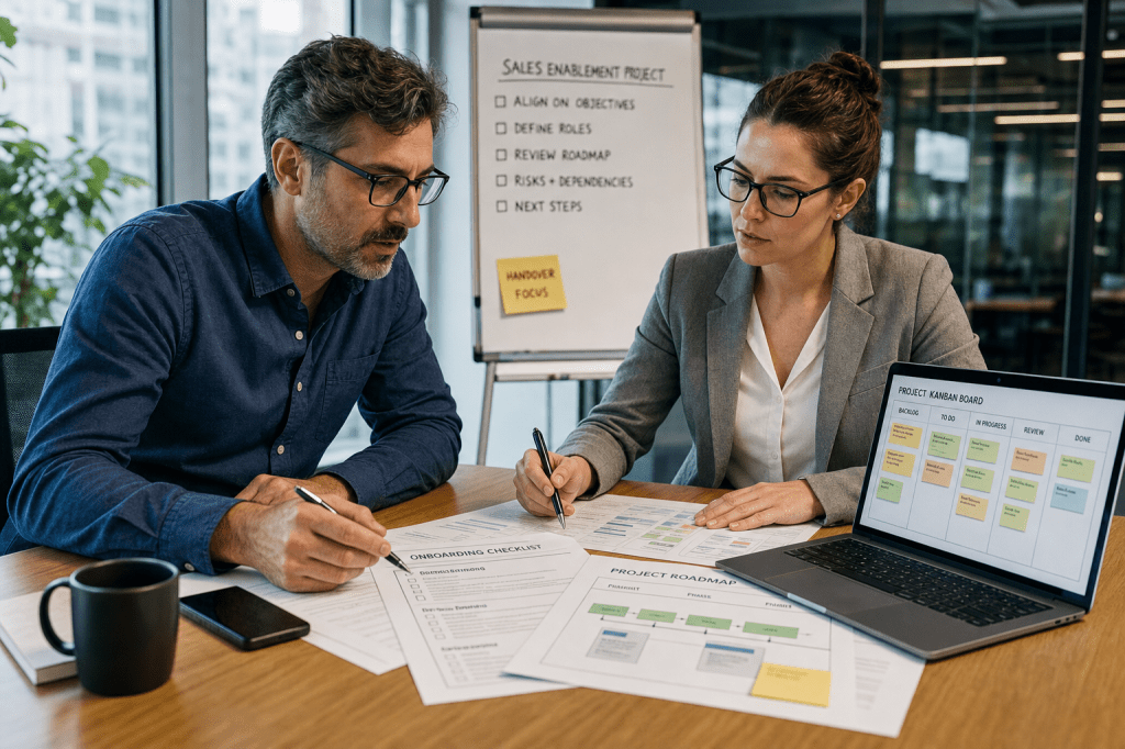 Hoe zorg je voor een snelle en effectieve onboarding wanneer je een tijdelijk projectmanager inhuurt, zodat de overdracht en start zonder vertraging&nbsp;verloopt?